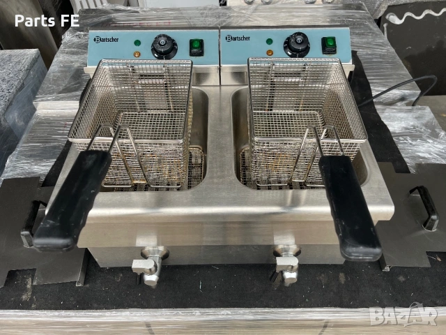 Професионален двоен фритюрник електрически dvoen fritiurnik elektricheski, снимка 2 - Обзавеждане на кухня - 54054728