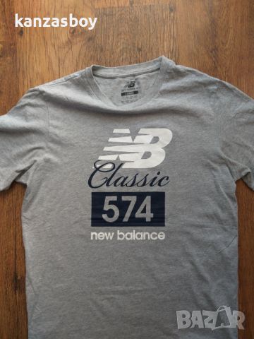 new balance classic 574 - страхотна мъжка тениска Л, снимка 3 - Тениски - 45135617