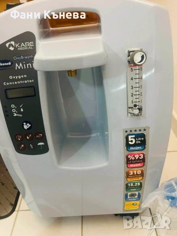 Кислороден концентратор OxyBreath Mini 5, снимка 2 - Медицинска апаратура - 54021053