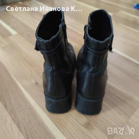 Черни дамски боти, снимка 3 - Дамски боти - 51944813