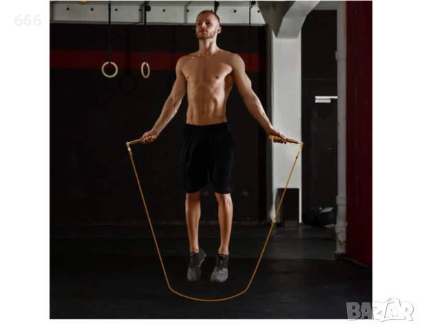 Въже за скачане + торбичка за съхранение , снимка 2 - Фитнес уреди - 54203853