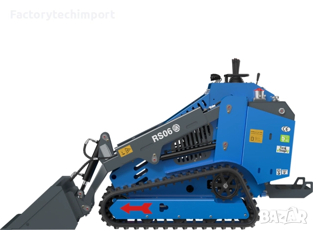 Мини товарач RIPPA RS06 – KUBOTA 3 цилиндъра (24.4 к.с) водно охлаждане, снимка 2 - Индустриална техника - 52720517