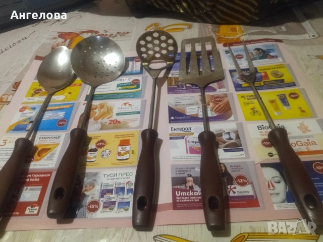 Комплект прибори, снимка 4 - Прибори за хранене, готвене и сервиране - 52822509