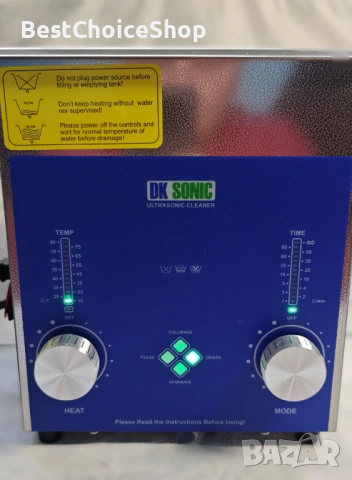 DK SONIC 2L ултразвуков почистваща вана с таймер и нагревател, снимка 9 - Друга електроника - 53599714