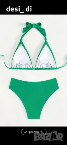 Зелен бански , снимка 3 - Бански костюми - 50769429