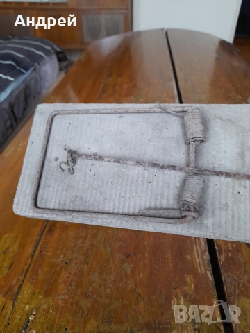 Стар капан за мишки #2, снимка 4 - Други ценни предмети - 53289060