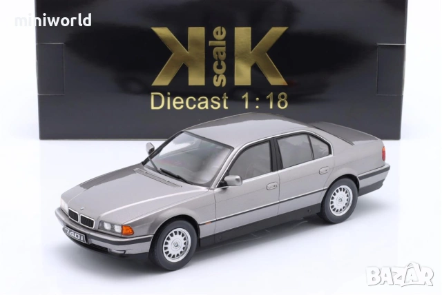BMW 740i E38 1994 - мащаб 1:18 на KK-Scale моделът е нов в кутия, снимка 4 - Колекции - 54109322