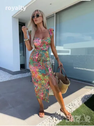 Дамски елегантни рокли Различни цветове , снимка 14 - Рокли - 49842843