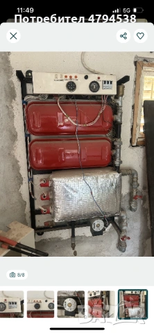 Електрически котел за парно 18 kW – 380V, с помпа DAB