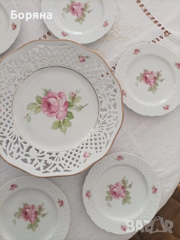 Сервиз за торта порцелан Schumann , снимка 7 - Сервизи - 53594676