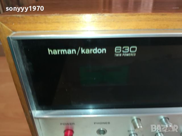 HARMAN/KARDON MODEL 630 TWIN POWERED RECEIVER MADE IN JAPAN-SWISS 2505241550, снимка 6 - Ресийвъри, усилватели, смесителни пултове - 45902599