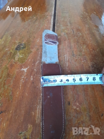 Стара кожена кания за нож #22, снимка 3 - Други ценни предмети - 52067939