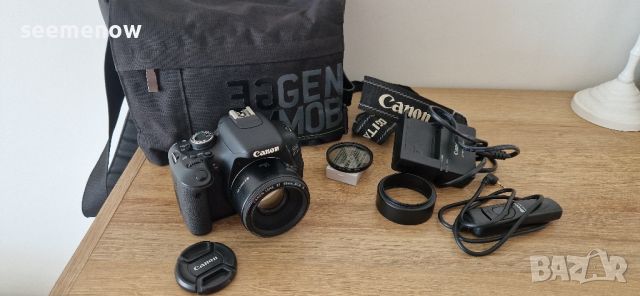 Canon 600D + Canon 50mm 1.8 II, снимка 4 - Фотоапарати - 45265096