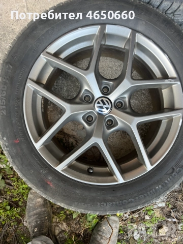 17 цолови алуминиеви джанти за VW, снимка 2 - Гуми и джанти - 52464001