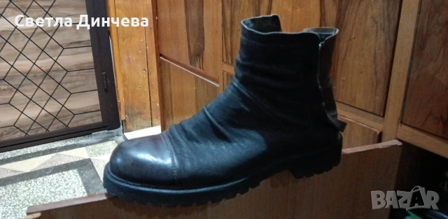 боти естествена кожа, снимка 3 - Дамски боти - 53194642