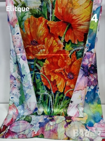 Дамски шал АРТ дизайни 180x90 см, снимка 4 - Шалове - 52895213