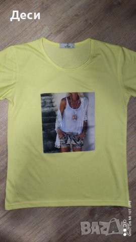 блузка с щампа, снимка 4 - Тениски - 45287333