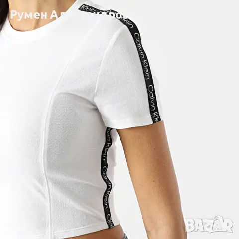 Бяло бюстие тип ТОП CALVIN KLEIN за момиче с размер S/Р, снимка 2 - Корсети, бюстиета, топове - 50092518