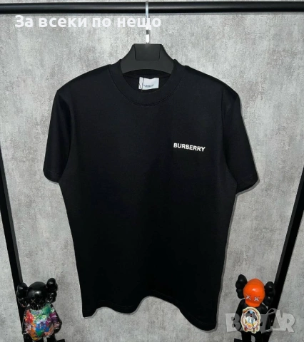 Burberry Мъжка Черна Тениска👕Мъжка Блуза С Къс Ръкав Бърбъри Код MensPoint5, снимка 2 - Тениски - 53698485