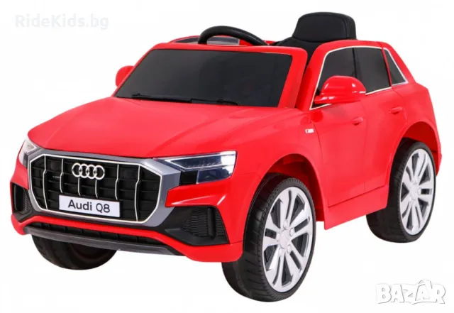 Audi Q8 12V – Детски акумулаторен джип, Червен, EVA гуми