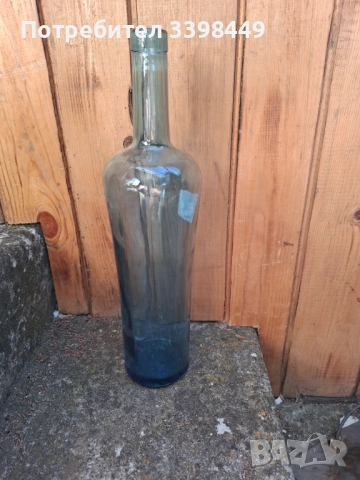 Стъклени еднолитрови бутилки