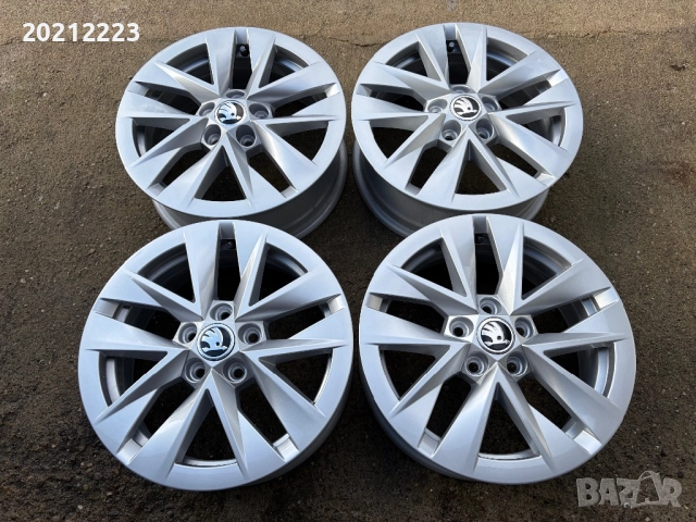 4 броя алуминиеви джанти за Skoda Fabia,Slavia,Scala,Rapid 15, снимка 2 - Гуми и джанти - 52772971