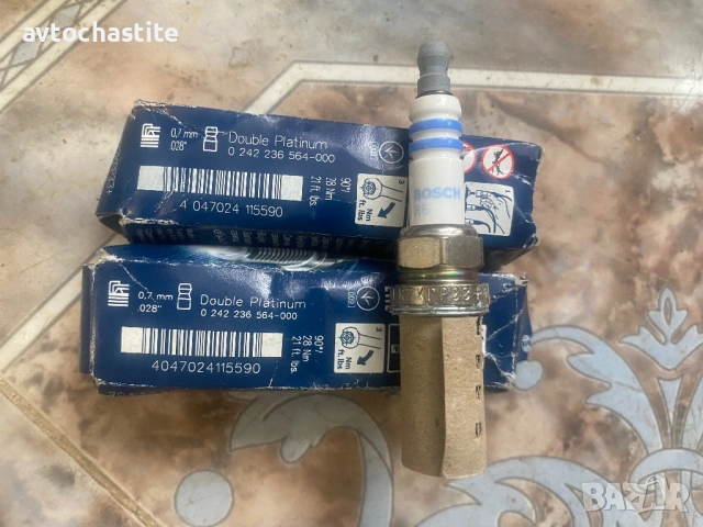 BOSCH Запалителни свещи 2бр - AUDI,SEAT,VW,SKODA + 9 ПОДАРЪКА