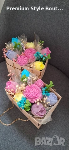 букет от свещи 