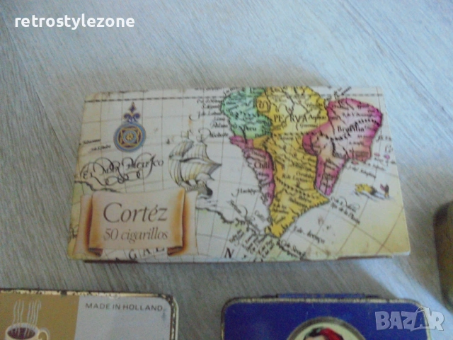 № 8450 Стари ламаринени кутийки – колекционерски / винтидж  , снимка 2 - Други ценни предмети - 53136488