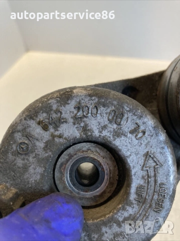 Обтегач за ремък V6 за Mercedes W211 E280Cdi (2007) A6422000070 , снимка 2 - Части - 54181293