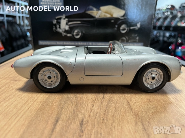 Метална колекционерска колички MAISTO PORSCHE 550 SPYDER мащаб 1:18, снимка 2 - Колекции - 52324656
