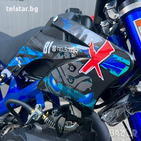 Детски кросов мотор 49 кубика Нов модел / DIRT BIKE 49cc с добавена функция "Лесен старт", снимка 3 - Мотоциклети и мототехника - 52424799