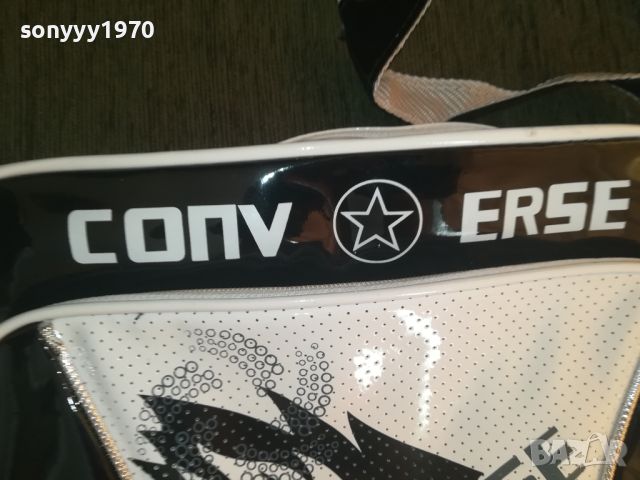 CONVERSE-ЧАНТА БЯЛО И ЧЕРНО 35Х26Х10СМ 2506240722, снимка 8 - Чанти - 46357395