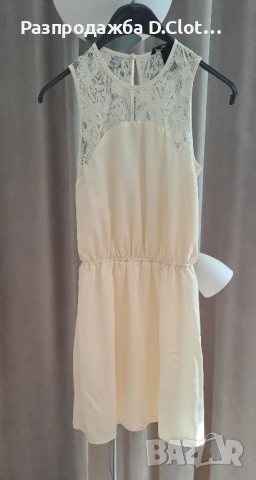 Бяла рокля с дантела , снимка 17 - Рокли - 46668430