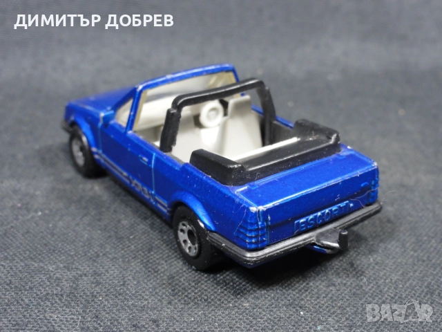 СТАРА РЕТРО МЕТАЛНА КОЛИЧКА MATCHBOX MACAU FORD ESCORT, снимка 3 - Колекции - 52021291