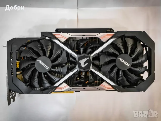 Видеокарта AORUS GeForce GTX 1080 Ti 11G GDDR5X, снимка 1 - Видеокарти - 46965354