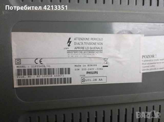 Кинескопен телевизор, снимка 4 - Телевизори - 53303056