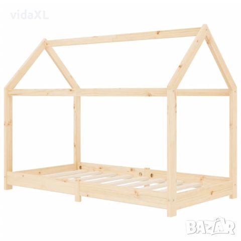 vidaXL Рамка за детско легло, бор масив, 70x140 см(SKU:283364, снимка 1 - Спални и легла - 46167296