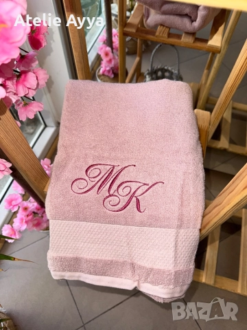 Хавлии с бродерия – за кръщене, градина, подарък, рожден ден и други поводи, снимка 14 - Хавлиени кърпи - 52259057