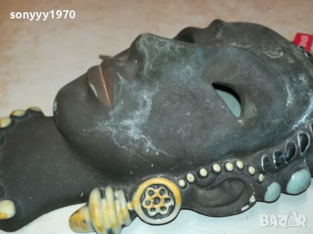 22Х14Х7СМ МАСКА-АНТИКА ОТ ШВЕЦИЯ 1306251133, снимка 6 - Антикварни и старинни предмети - 50652284