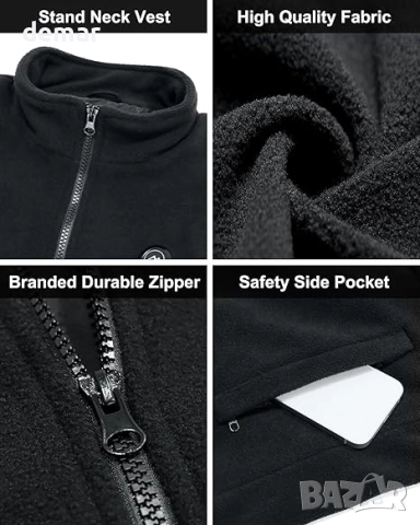 Дамска отопляема жилетка, батерия 10000 mAh, 6 зони, 3 степени, S, снимка 4 - Жилетки - 52431944