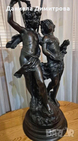 Разкошна и масивна нощна лампа в стил Арт деко, снимка 7 - Други - 50764300