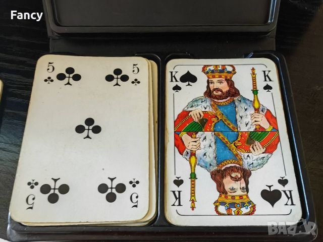 Стари карти за игра 2 тестета, снимка 2 - Антикварни и старинни предмети - 45497233
