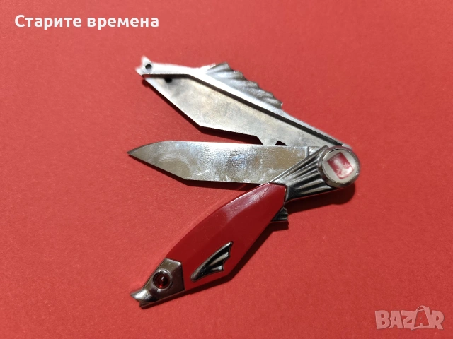 ВИНТИДЖ СЪВЕТСКО ДЖОБНО НОЖЧЕ ТИП РИБА, снимка 2 - Ножове - 54138274