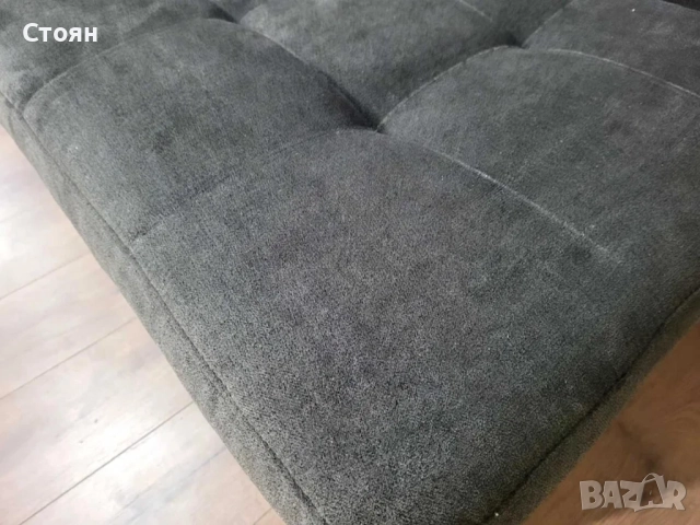 ПРОМОЦИЯ!!!Тъмно сив П - образен ъглов диван Nixon с функция сън, снимка 6 - Дивани и мека мебел - 52829930