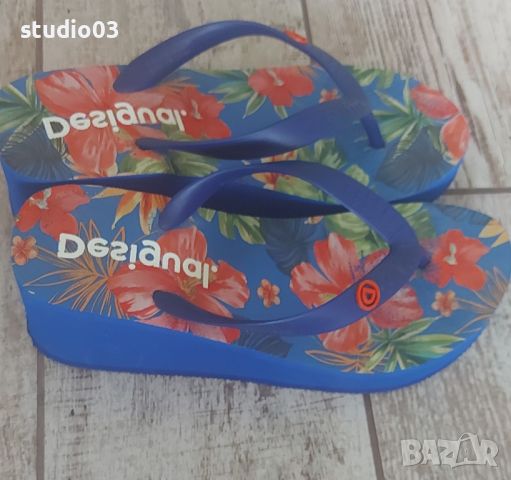  Дамски чехли Desigual , снимка 2 - Джапанки - 45206991