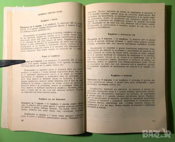 Стара Книга Ястия от Зеленчуци и Варива, снимка 7 - Специализирана литература - 49218579