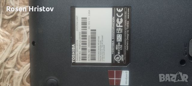 Toshiba satellite S855., снимка 7 - Части за лаптопи - 45403845