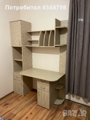 Комплект секция, нощно шкафче и легло с матрак sunrise 