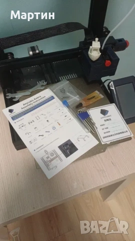 3д принтер Anycubic kobra добро състояние, снимка 4 - Принтери, копири, скенери - 53754640